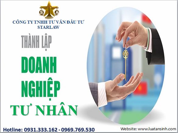 THÀNH LẬP DOANH NGHIỆP TƯ NHÂN